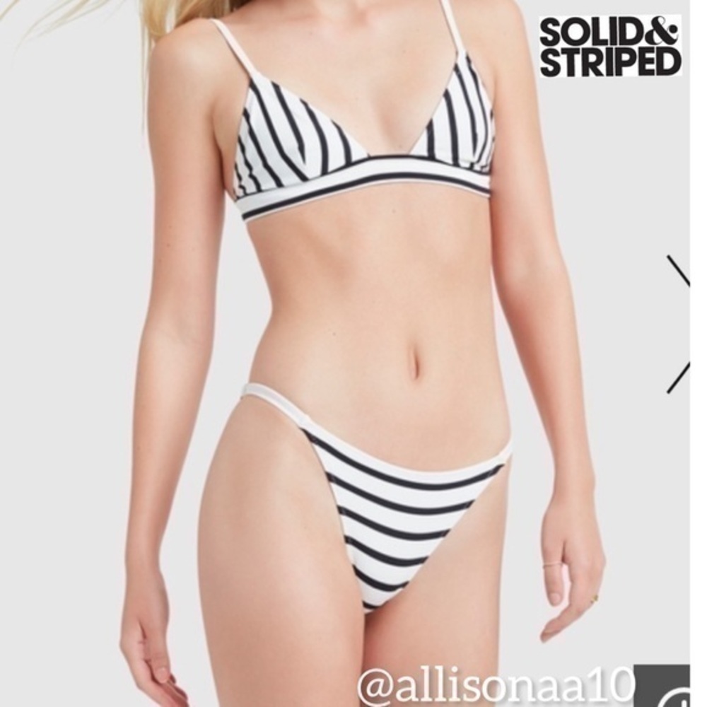 SOLID & STRIPED BOTTOM